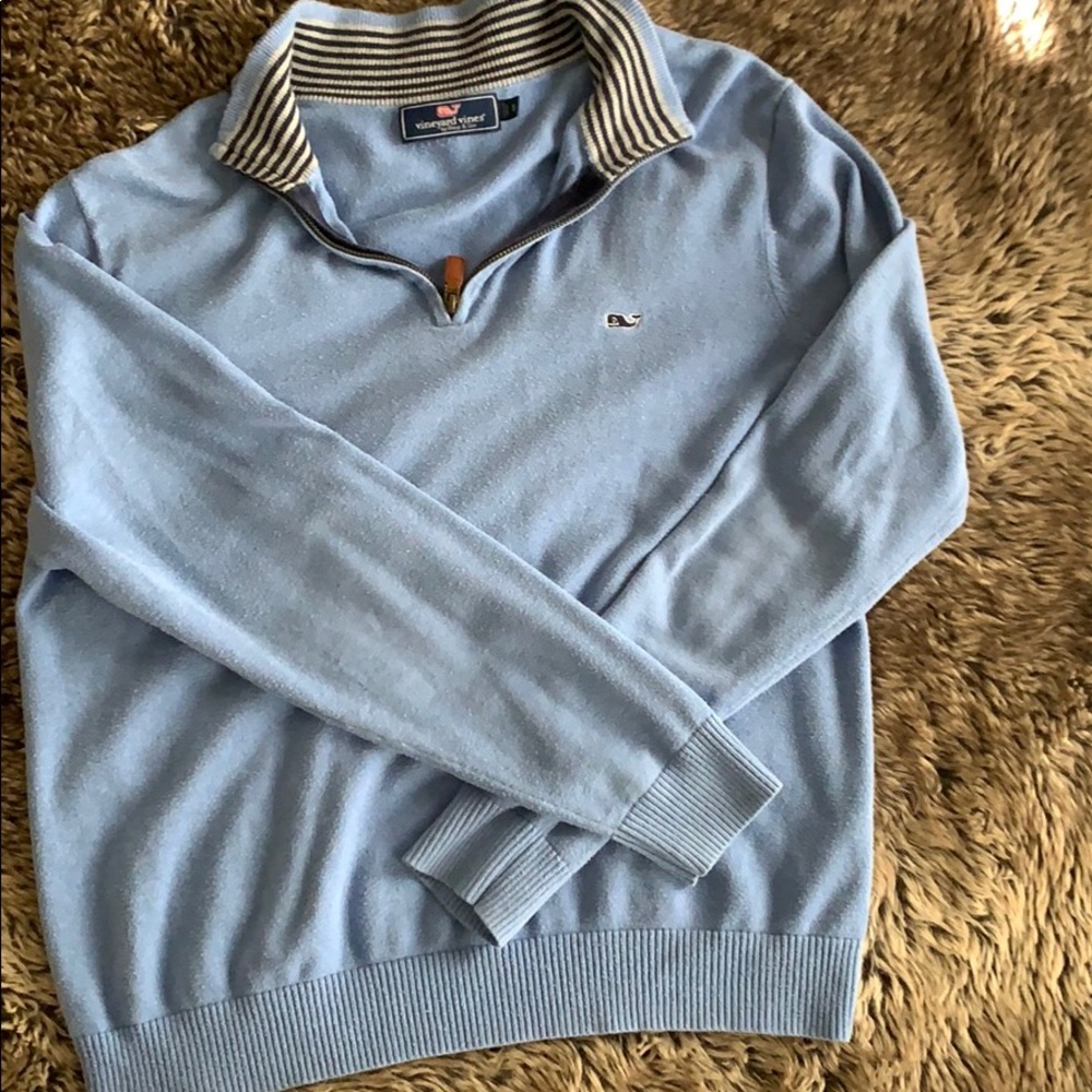 mens vineyard vines quarter zip